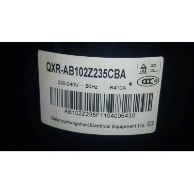 Компрессор QXR-AB102Z235CBA для кондиционера Alpari SC-0901/ SC-1201